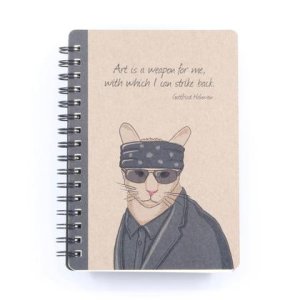 Spiralnotizbuch „Gottfried Helnwein“, Größe DIN A6