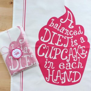 Cupcake Geschirrtuch