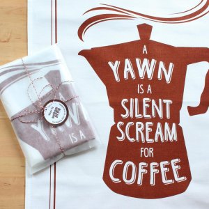 Kaffee Geschirrtuch