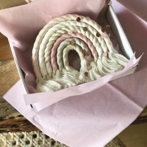 Makramee Regenbogen Mädchen / sweetheart