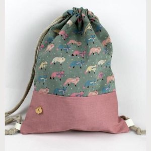 KInderbeutel, Rucksack Füchse