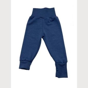 Wolle/Seide Pumphose blau 62/68