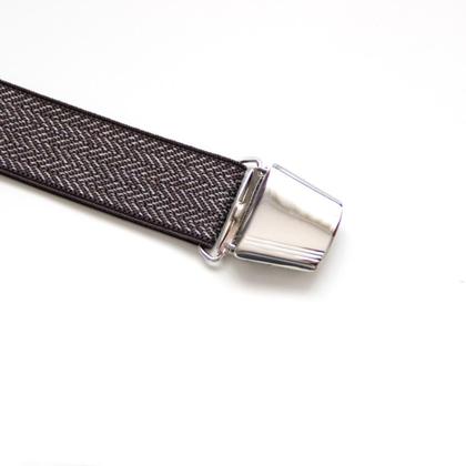 Handgefertigte Hosenträger - braun - Image 4