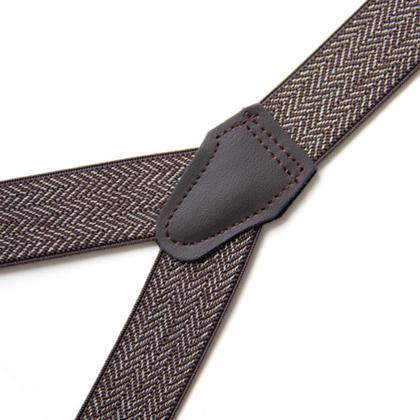 Handgefertigte Hosenträger - braun - Image 2