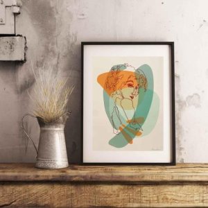 Kunstdruck „Over my shoulder“