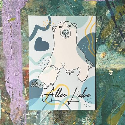 Weihnachtskarte / "Bärenstark“