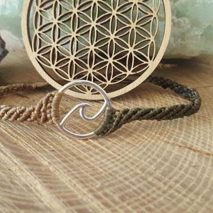 Makrameearmband WELLE