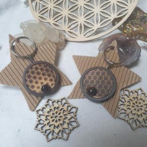 Schlüsselanhänger Lebensblume