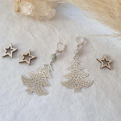 Ohrringe *christmastree* Labradorit