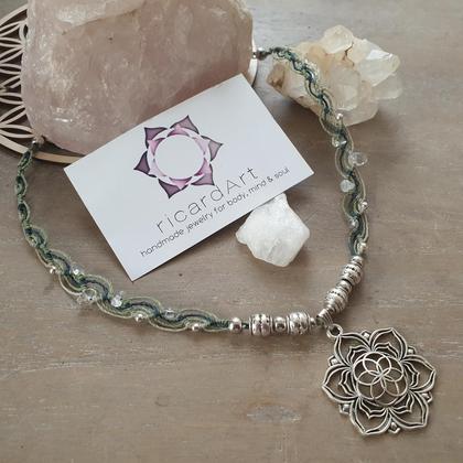 Halskette 'Lotus - Bergkristall' - Image 2