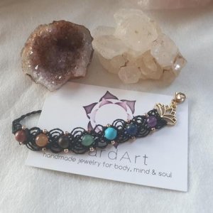 Chakraarmband ‚Lotus gold‘