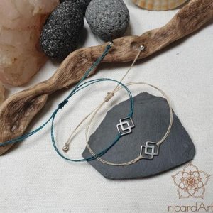 Partnerarmband *Squares* Edelstahl