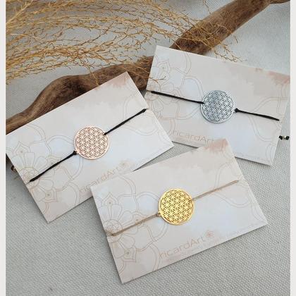 Armband 'Blume des Lebens' (nickelfrei)