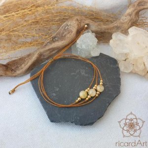 Citrin Armband ‚Manipūra gold‘