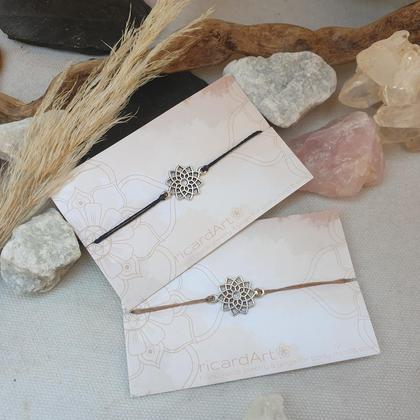 Armband 'Kronenchakra' silber/gold oder bronze