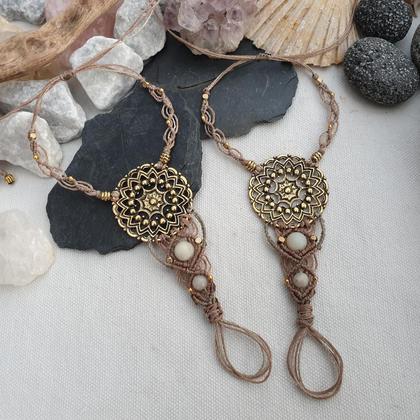 Barfußsandalen / Handschmeichler 'Mandala' - Image 3