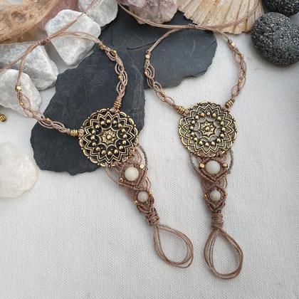 Barfußsandalen / Handschmeichler 'Mandala' - Image 2