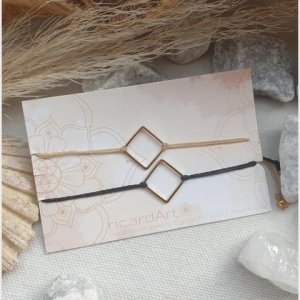 Partnerarmband ‚Quadrat‘