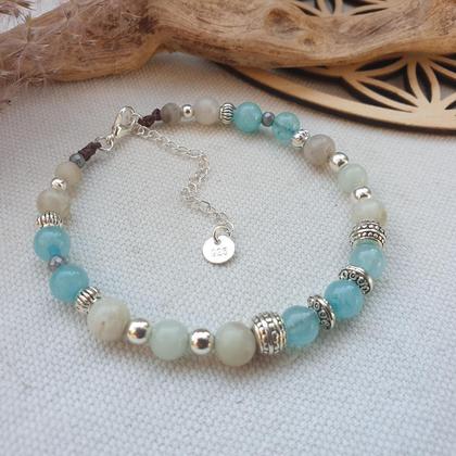 AMAZONIT WEGBEGLEITER *Ruhe & Gelassenheit* 925Sterlingsilber - Image 2