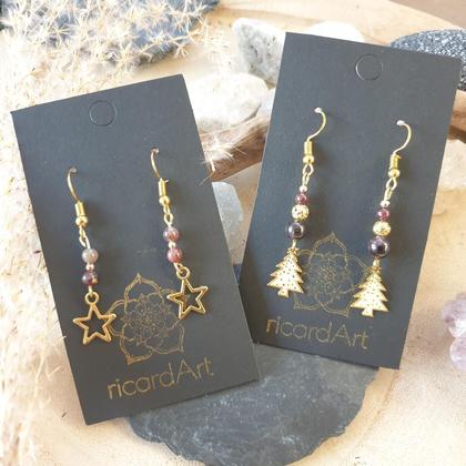 Christmas Ohrringe *TURMALIN*