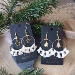 Makramee Ohrringe *WEIHNACHTEN*