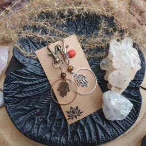 Talisman * TIGERAUGE- HAMSA HAND*