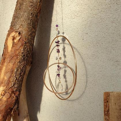 Crystal Circle *AMETHYST-BERGKRISTALL* Kronenchakra - Image 3