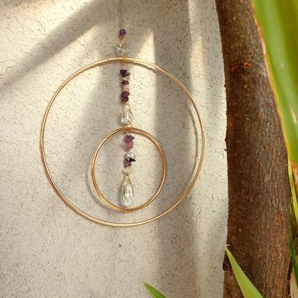Crystal Circle *AMETHYST-BERGKRISTALL* Kronenchakra