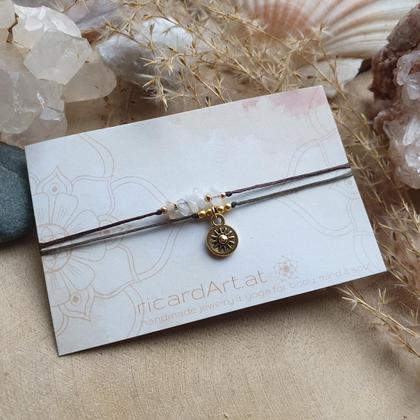 MONDSTEIN Doppelarmband *SUNSHINE* antikgold - Image 3