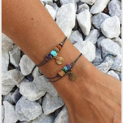 CHAKRA Doppelarmband *SPIRALE*