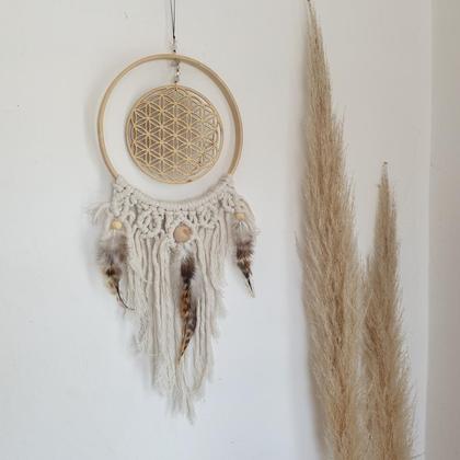 Traumfänger *FLOWER OF LIFE* 17cm - Image 3