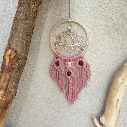 Wandmakramee *LOTUS* dusty pink - Image 4