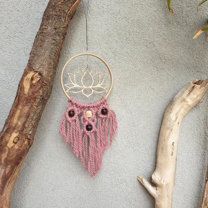 Wandmakramee *LOTUS* dusty pink - Image 3