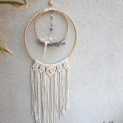 Lavendel Makramee *AMETHYST CIRCLES* - Image 3