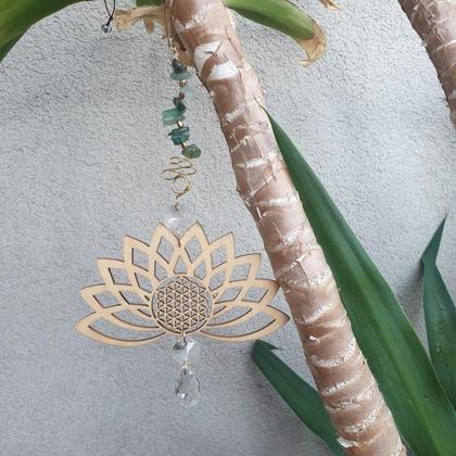 Aventurin-Moosachat Sonnenfänger *LOTUS*