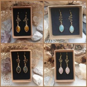 Edelstein Ohrringe *ELLIPSE