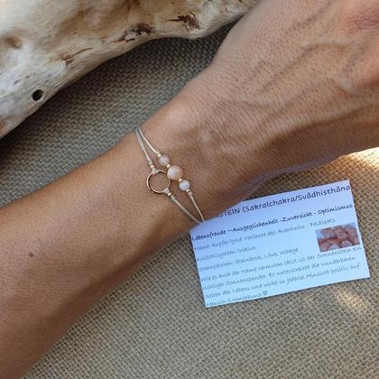 SONNENSTEIN Doppelarmband *CIRCLE 18k vergoldet