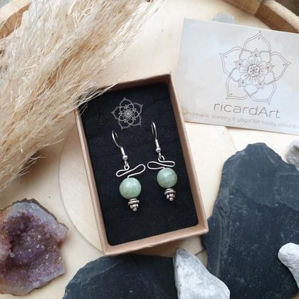 AMAZONIT Ohrringe *INDIA*