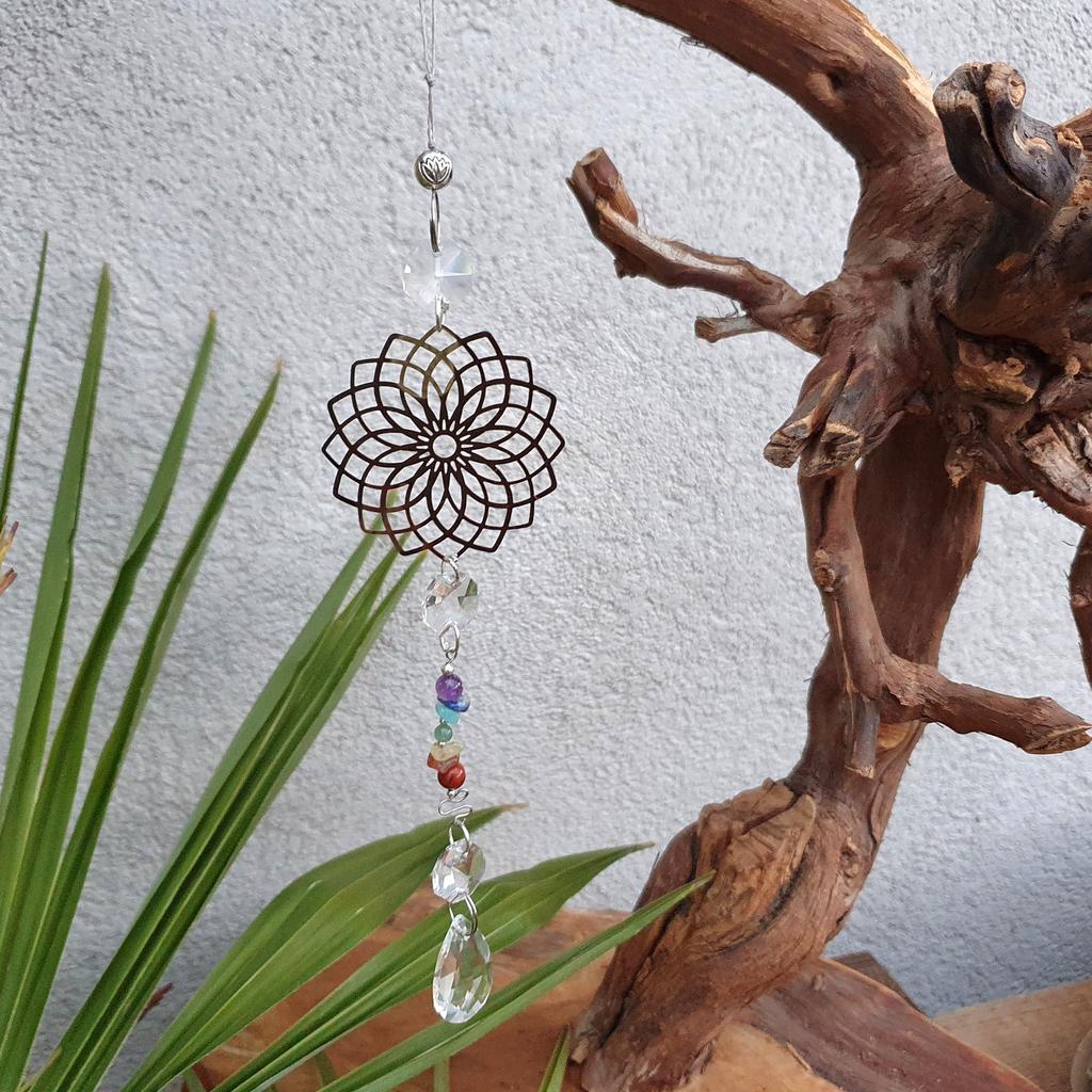Chakra Sonnenfänger *MANDALA* Edelstahl