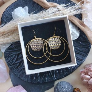 Ohrringe *ETHNO CIRCLES* 40mm