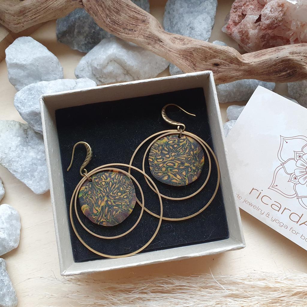 Ohrringe *FIMO PHOENIX* nickelfrei - Image 2