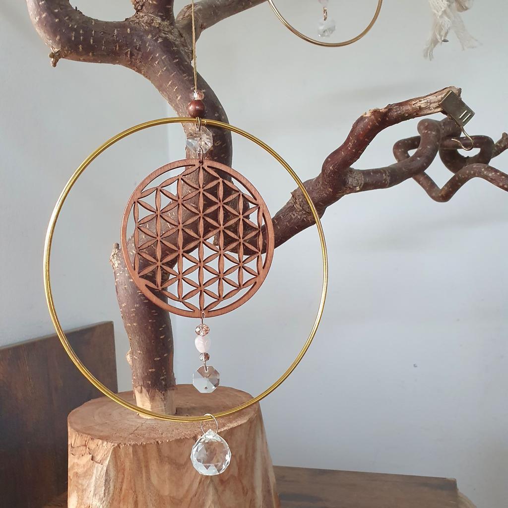 Crystal Circle *LEBENSBLUME Rosenquarz*