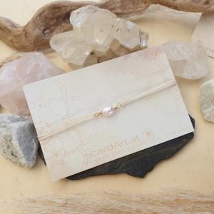 Armband *SÜßWASSERPERLE* 18k vergoldet