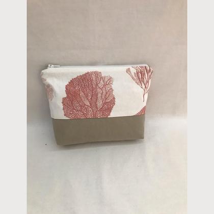 Kometiktäschchen Beige/Muscheln