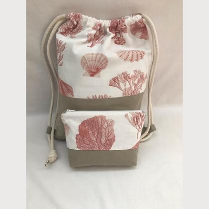 Kometiktäschchen Beige/Muscheln - Image 3