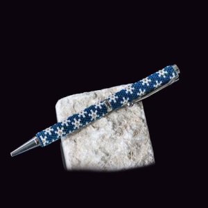 Kugelschreiber mit Glasperlen „Schneeflocke“