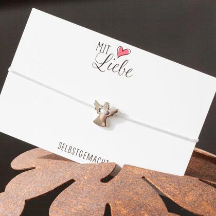 Armbändchen Engel versilbert 11mm