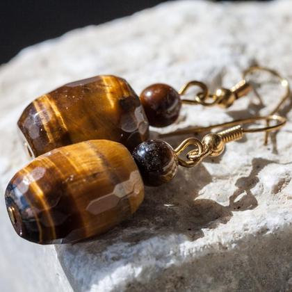 Ohrhänger Tigerauge