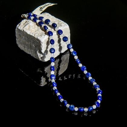 Halskette Lapislazuli - Bergkristall