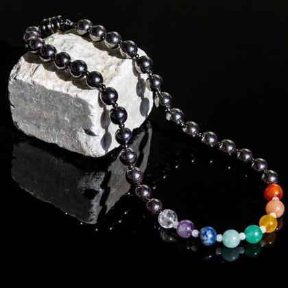 Chakrenkette mit Hämatit